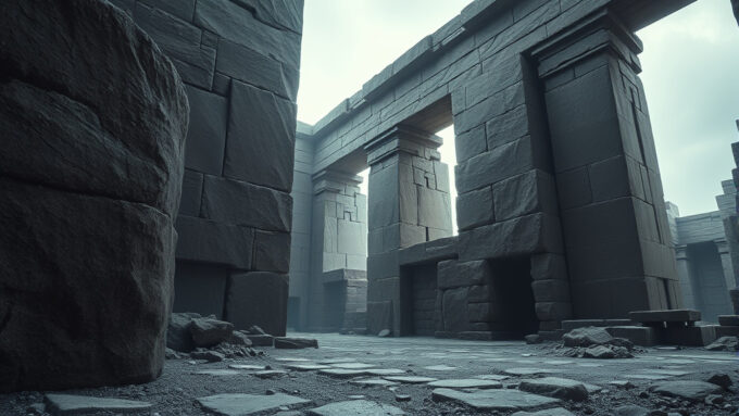 Таинственные руины древней архитектуры