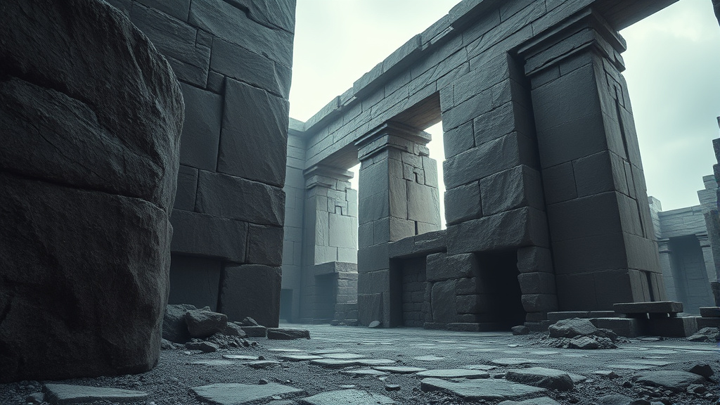 Таинственные руины древней архитектуры