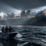 Атака современных пиратов на торговое судно