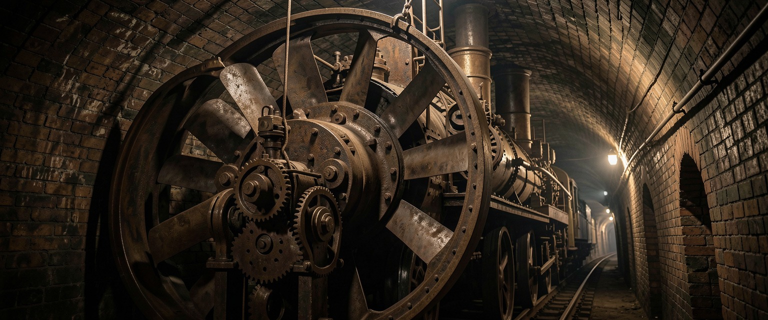 Гигантский вентилятор пневматического метро