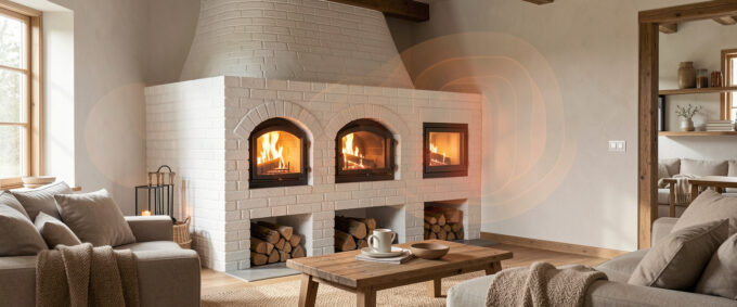 Современная печь Кузнецова: эффективность и уют в интерьере